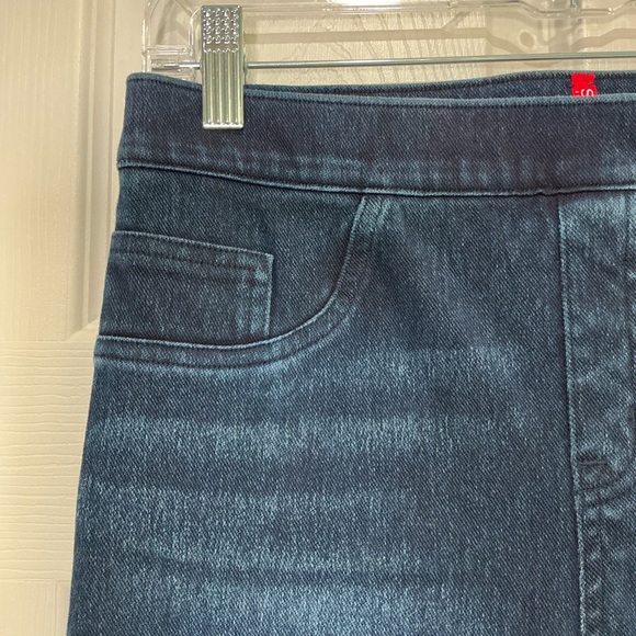 🤎 Spanx Jean-ish Leggings Cropped - Size Medium - Picture 2 of 6